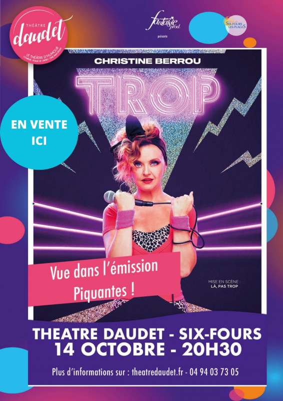 Agenda spectacle Fantaisie Prod théâtre Daudet Six Fours